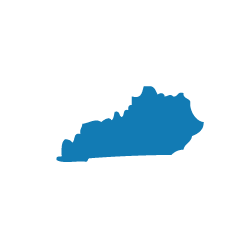 silhouette of the state of Kentucky